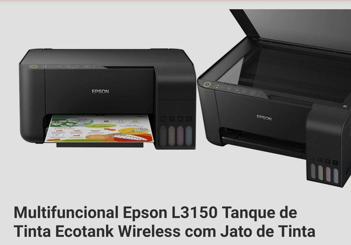 Moda Multifuncional Epson Tanque de Tinta💮