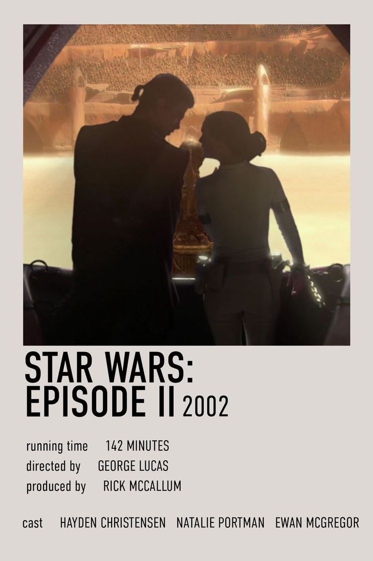 Movie La guerra de las galaxias. Episodio II: El ataque de los clones