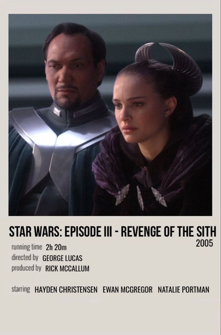 Movie La guerra de las galaxias. Episodio III: La venganza de los Sith