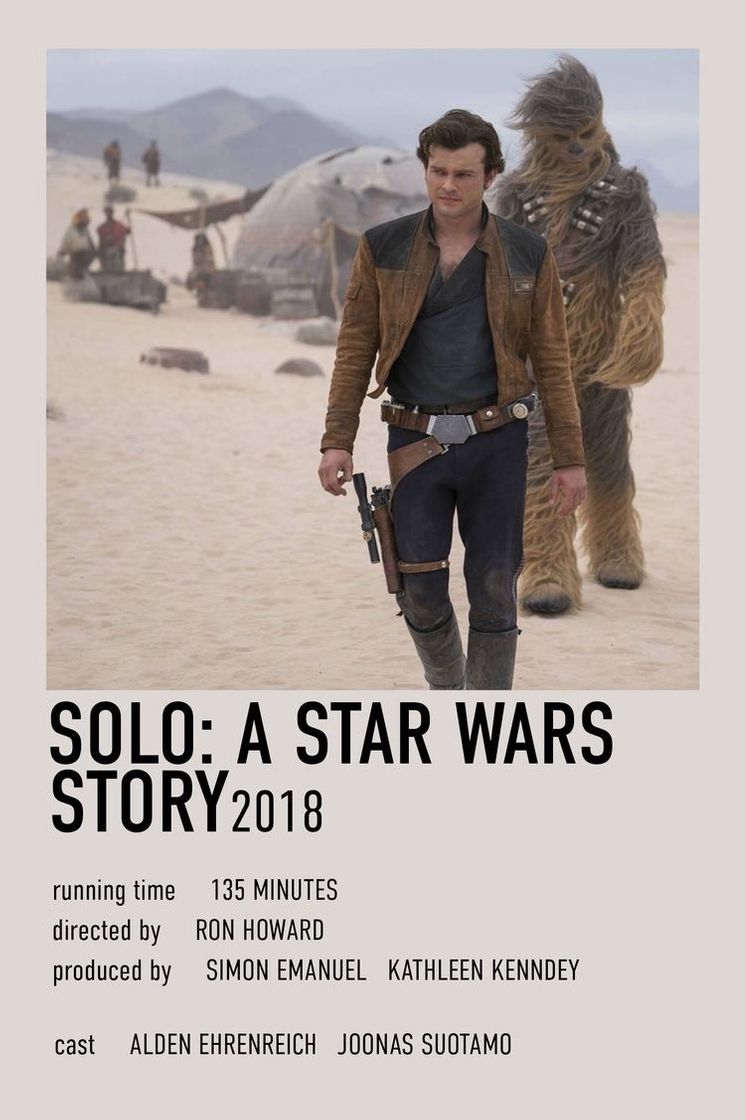 Movie Han Solo: Una historia de Star Wars