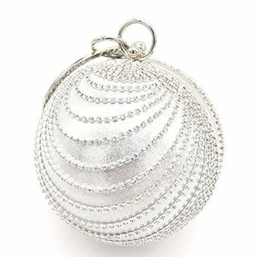 Bolso Monederos Bolso lindo con forma de bola Bolso de diamantes de