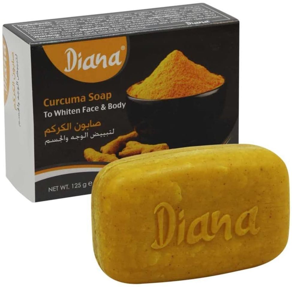 Product Diana - Jabón de cúrcuma para rostro y cuerpo con efecto blanqueador