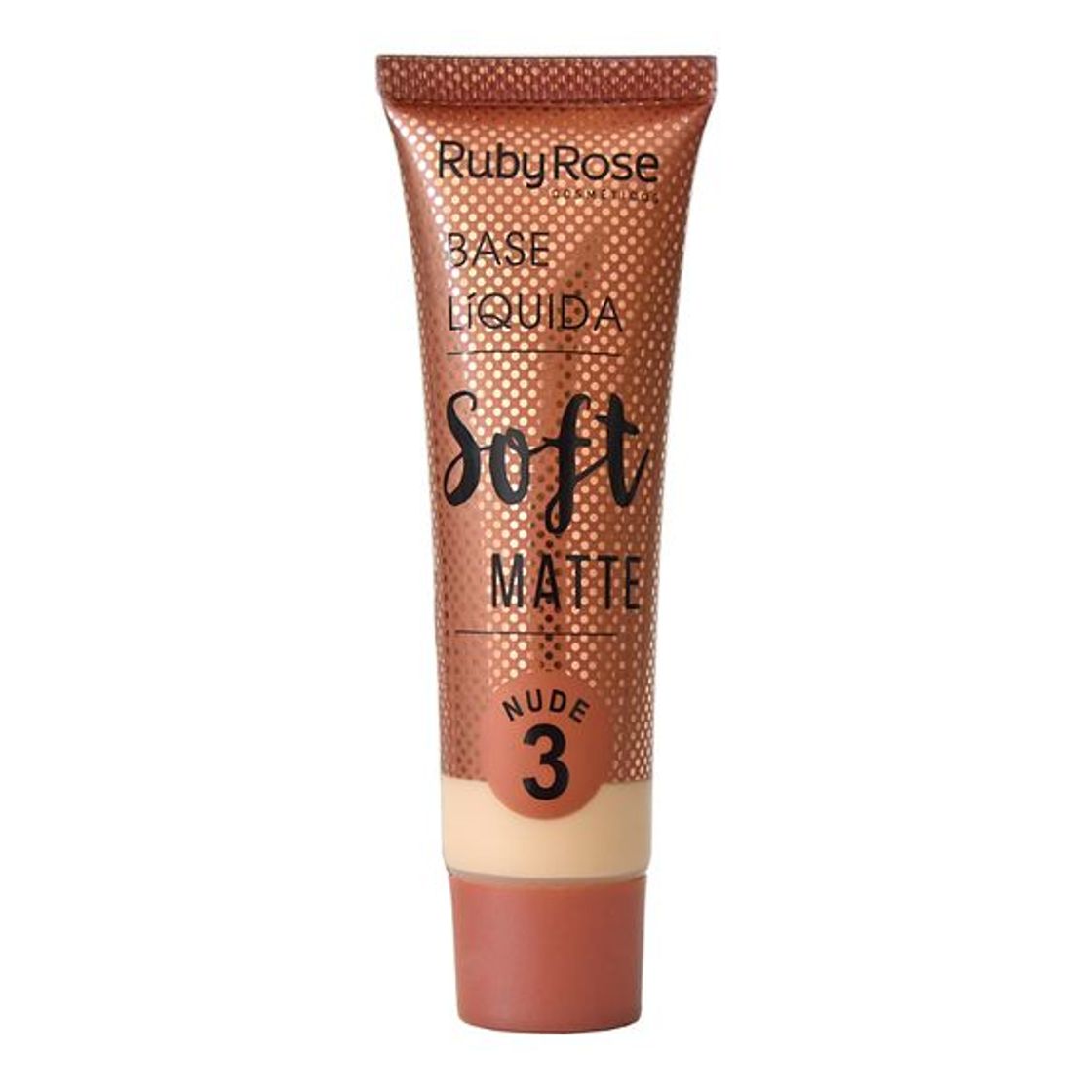 Moda BASE LÍQUIDA SOFT MATTE NUDE 3 - RUBY ROSE - Ruby Rose