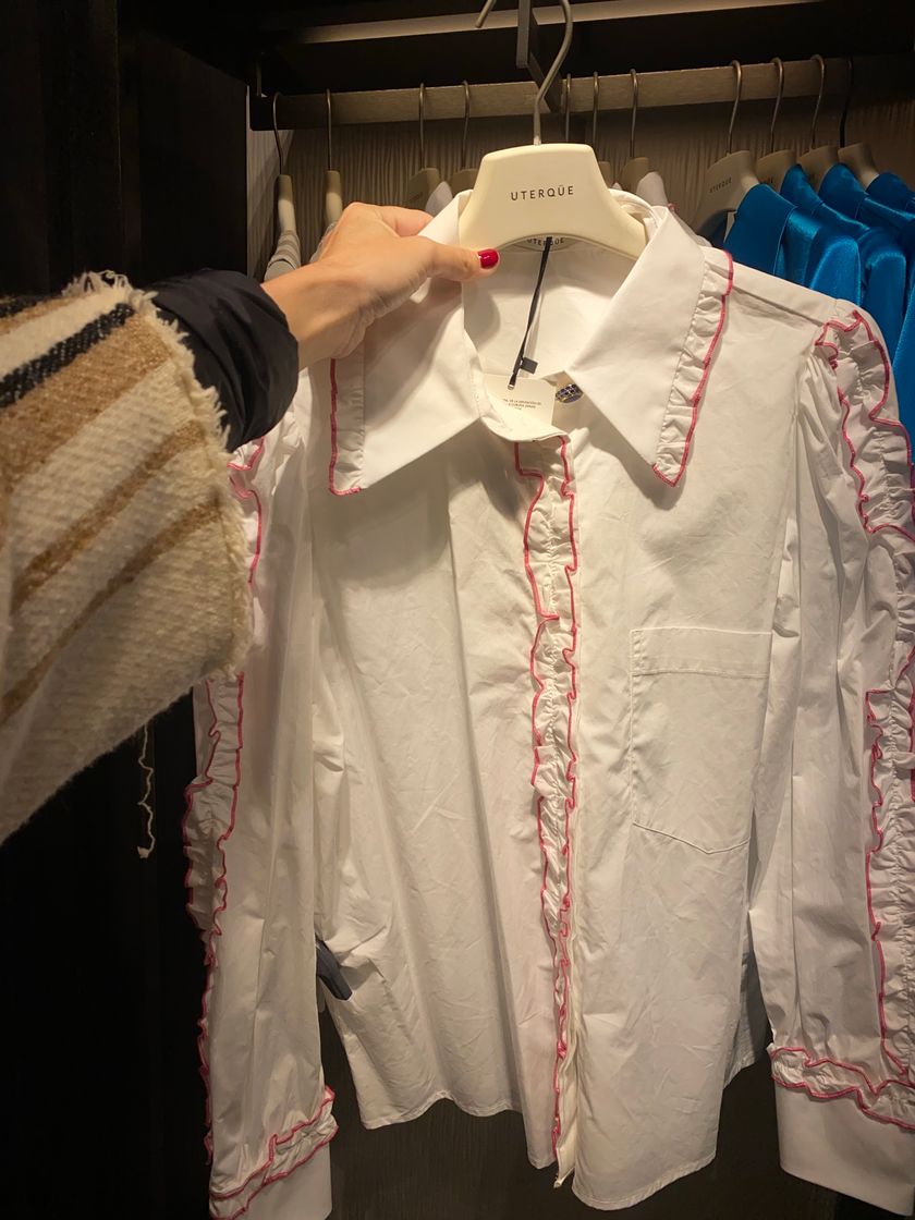 Social Camisa fluida cuadros 