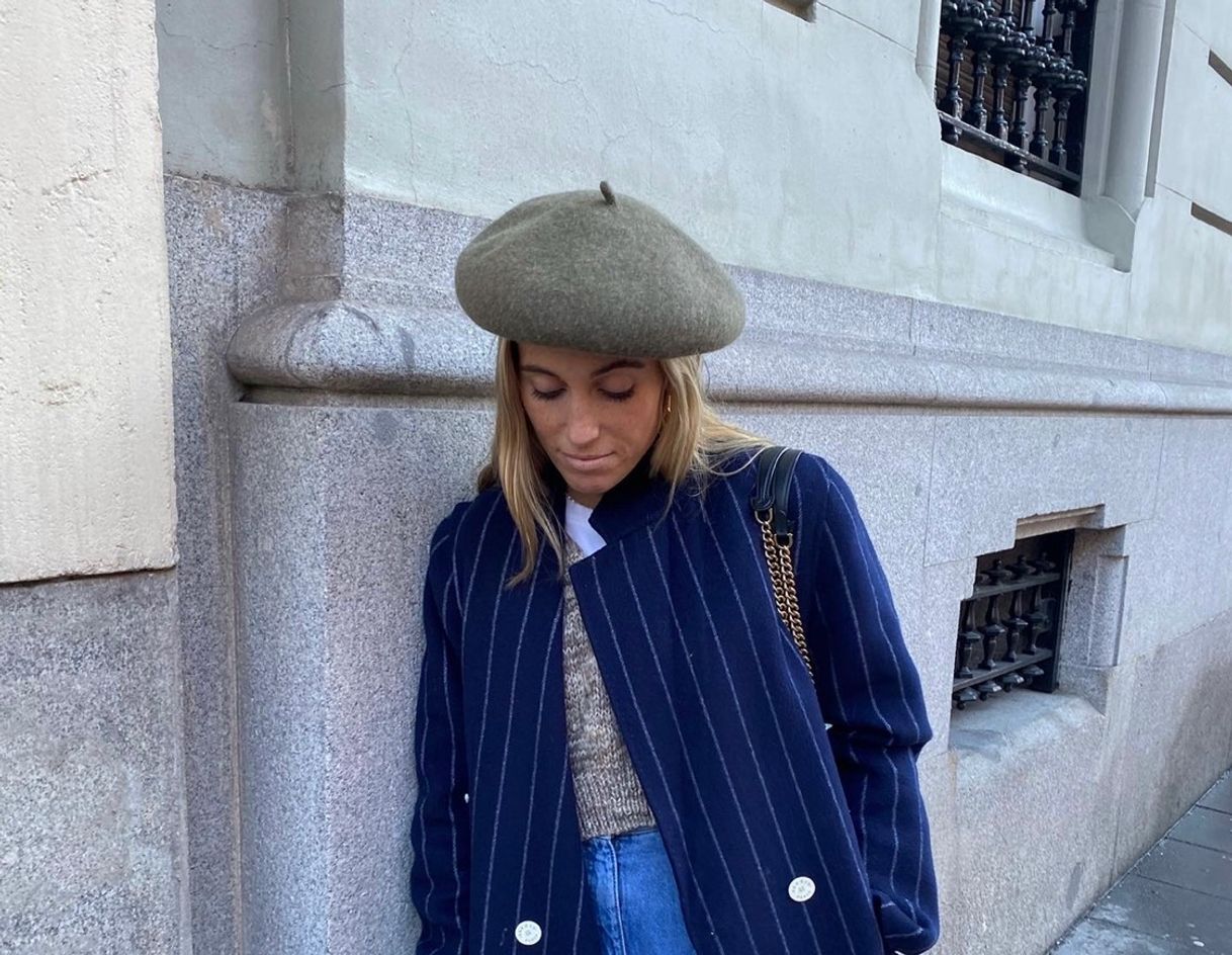 Moda Boina lana verde