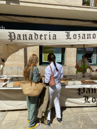El mercado de Santanyí, Mallorca