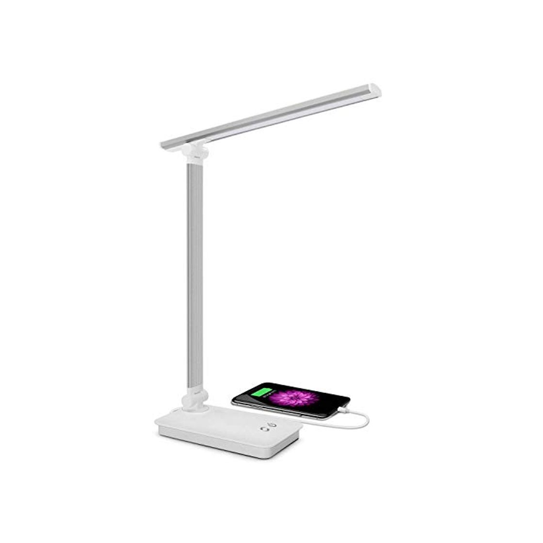 Product SaponinTree Lámpara Escritorio LED, Lámparas de Mesa USB Recargable con 5 Modos