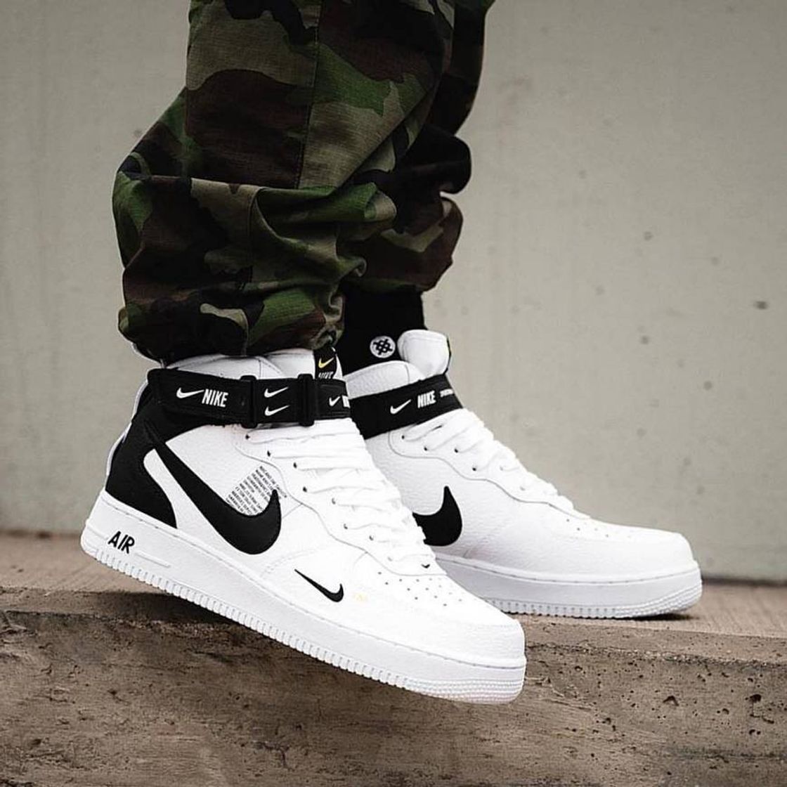 Social Nike Air Force 1 Mid '07 Zapatillas para Hombre, Blanco, Talla EU