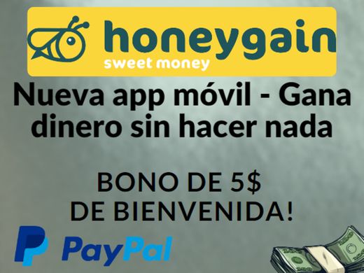 Honeygain es una aplicación para ganar dinero sin hacer nada