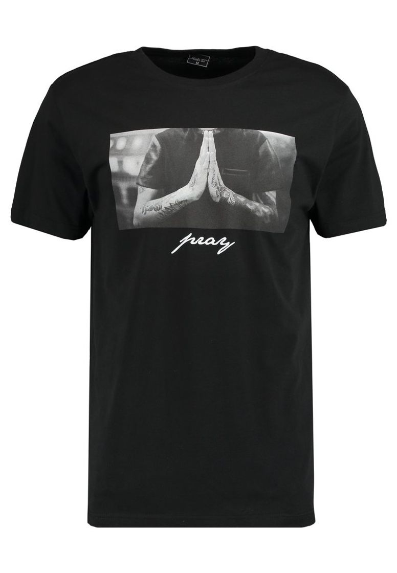 Moda Camiseta Tee pray 