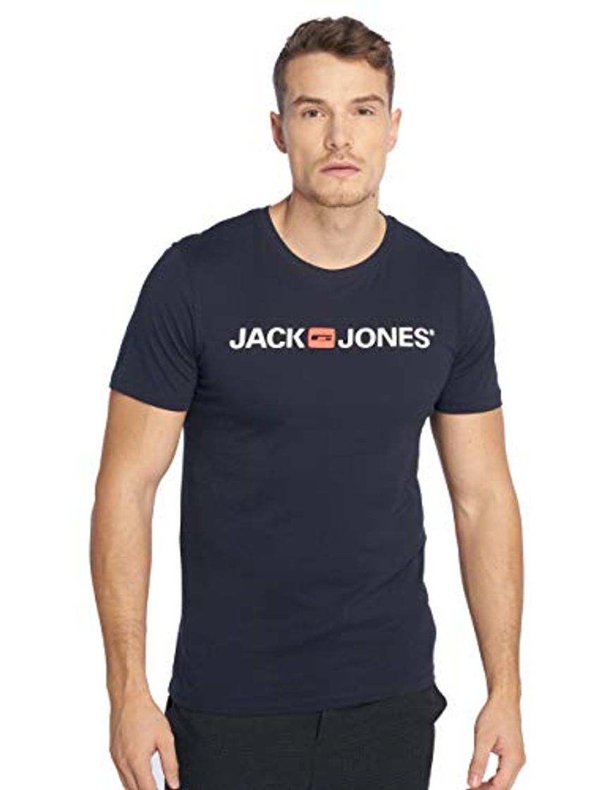 Productos JACK & JONES Jjecorp Logo tee SS Crew Neck Noos Camiseta, Azul