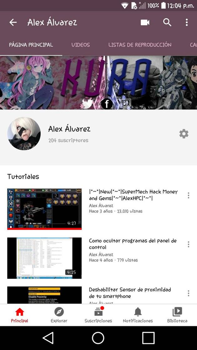 Moda Mi canal de YouTube