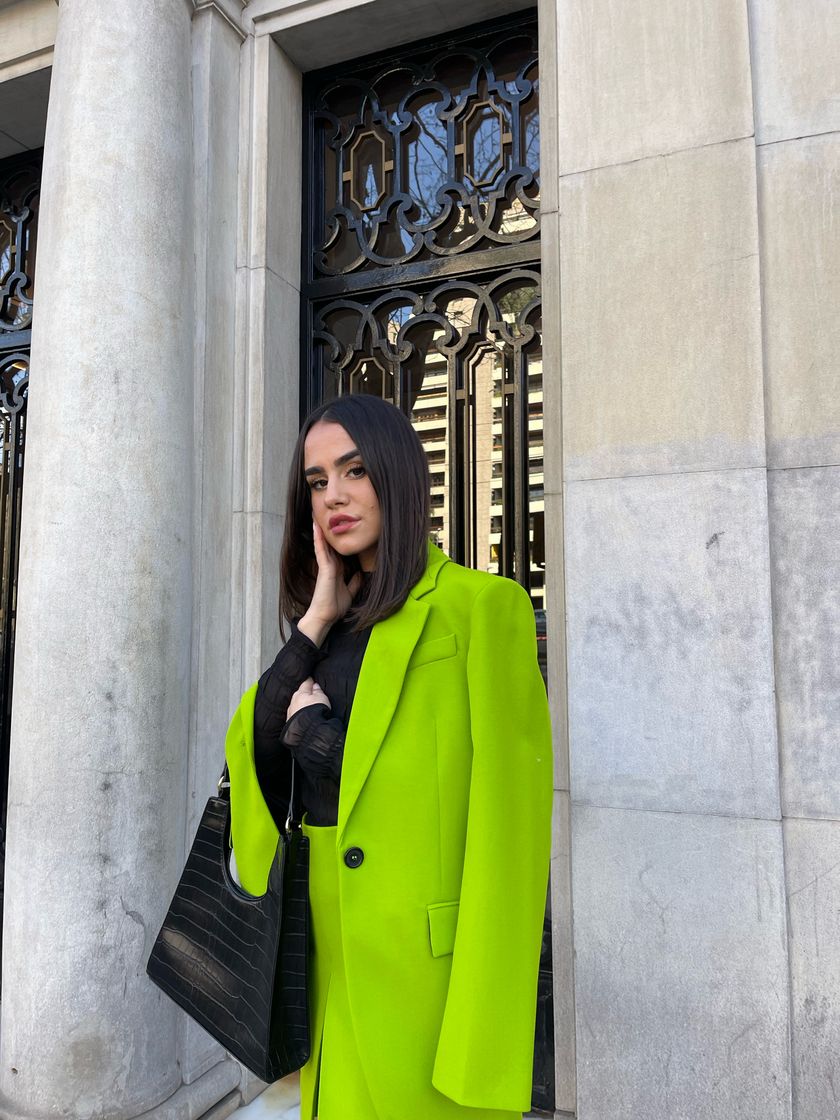 Fashion Blazer oversize verde 