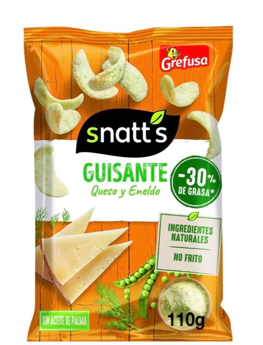 Moda SNACK DE GUISANTES SABOR QUESO Y ENELDO - SNATT’S