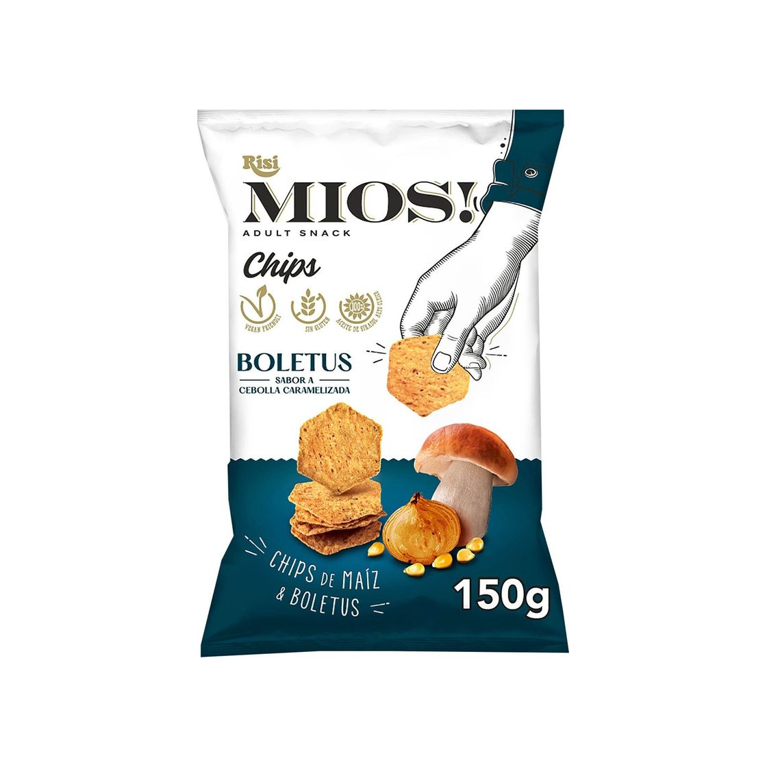 Productos MIOS! CHIPS BOLETUS SABOR CEBOLLA CARAMELIZADA