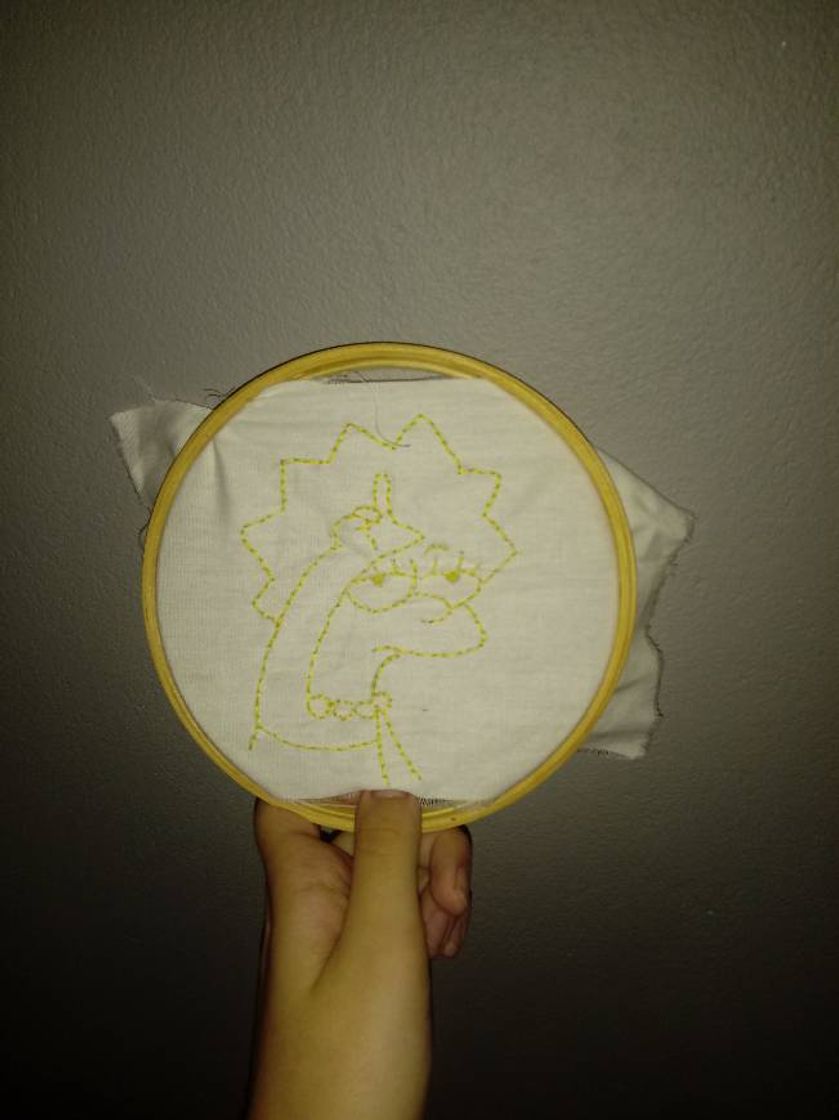 Moda Bordado Lisa Simpson