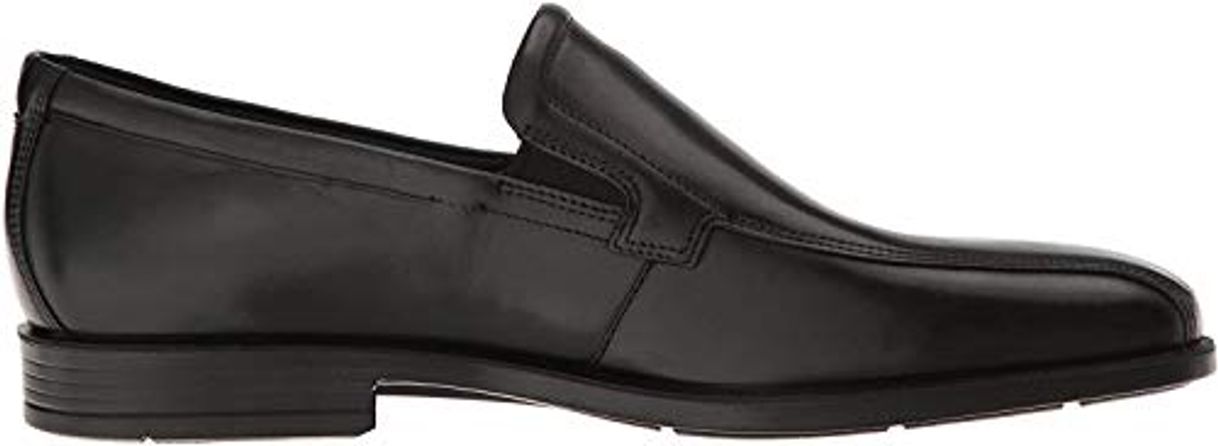 Social ECCO Men's Edinburgh Bike Toe Slip-on Loafer, Black, 46 EU