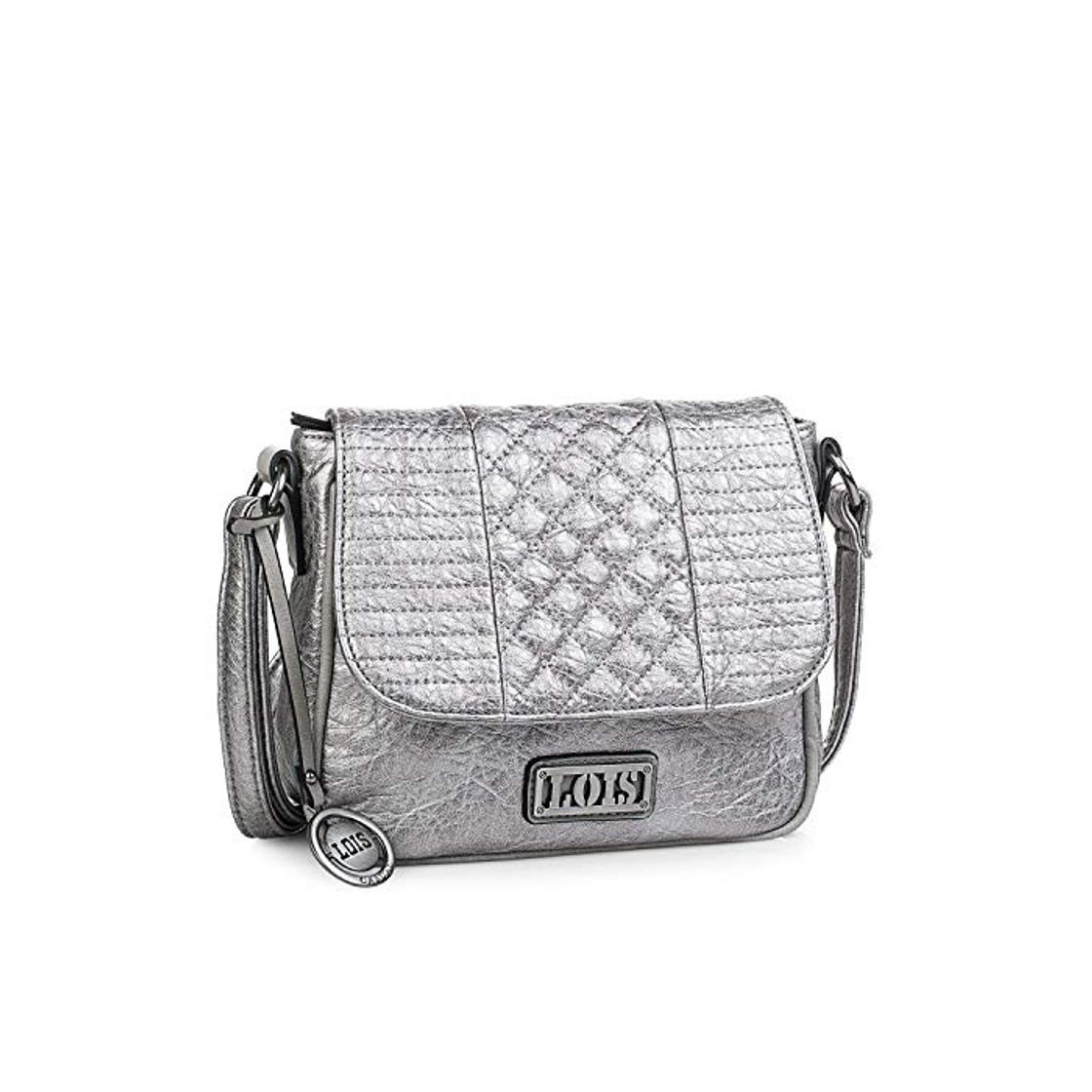 Beauty Lois - Bolso pequeño Bandolera para Mujer con Solapa imán. Bolsillos Delante