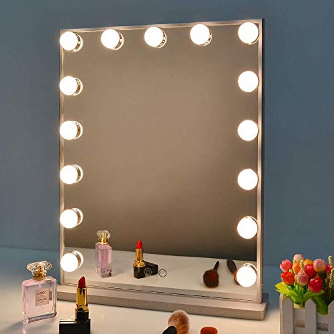 Products BEAUTME - Espejo de tocador estilo Hollywood con luces regulables