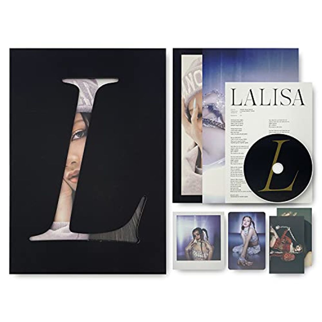 Products BLACKPINK LISA FIRST SINGLE ALBUM - LALISA [ BLACK VER. ] PHOTOBOOK