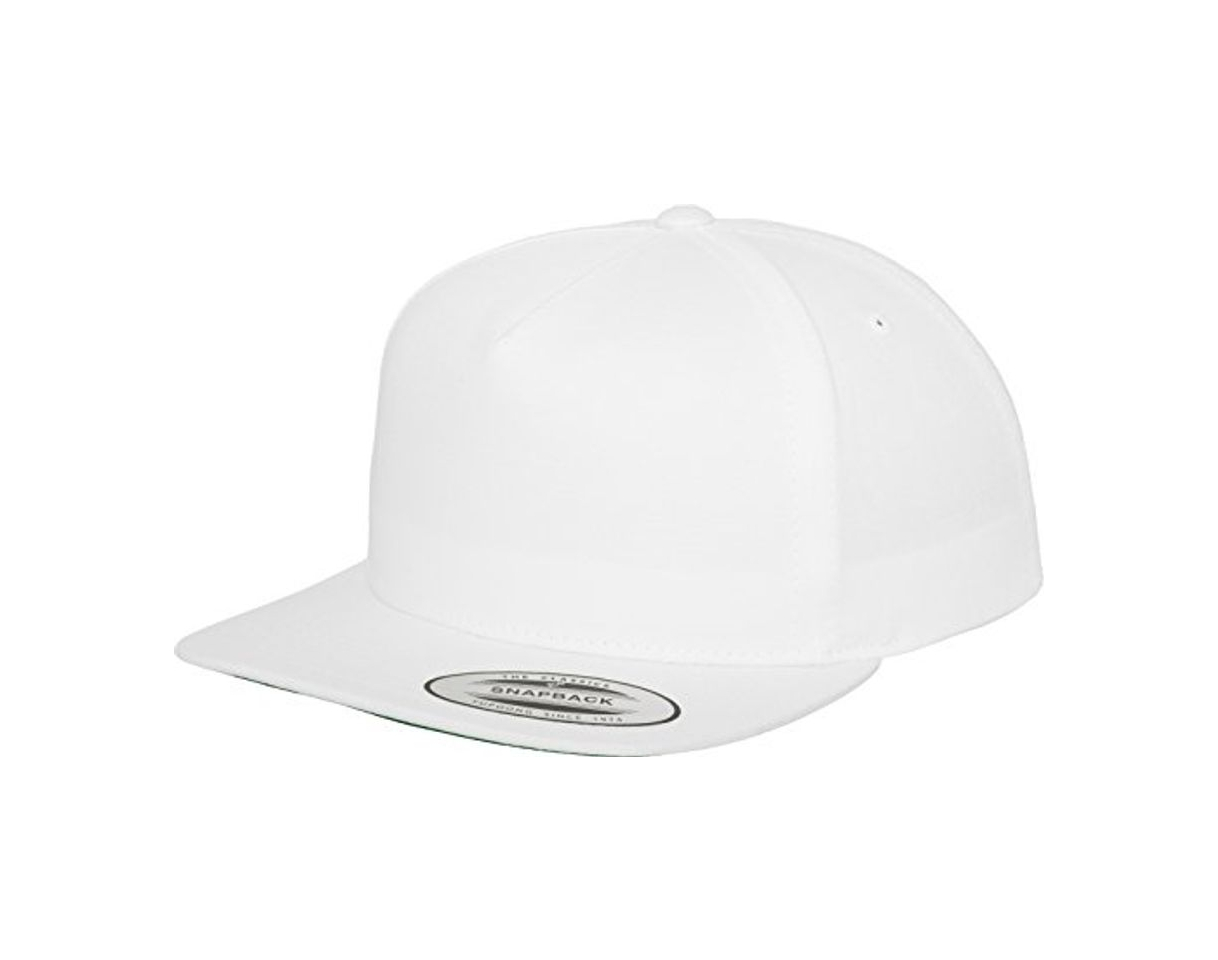 Social Flexfit Gorra Classic 5 Panel Snap Back Blanco Blanco Talla