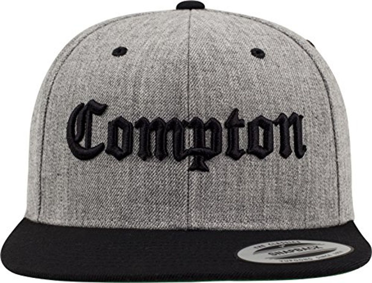 Social Mister Tee Gorra Compton Snapback Heather Grey