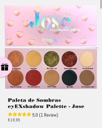 Paleta de Sombras eyEXshadow Palette - Jose