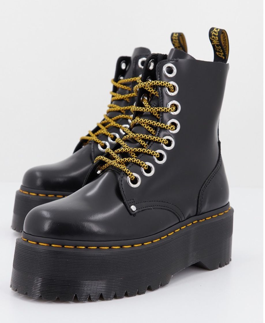 Moda DR. MARTENS JADON MAX 8-EYE BUTTE color NEGRO [Antes ...