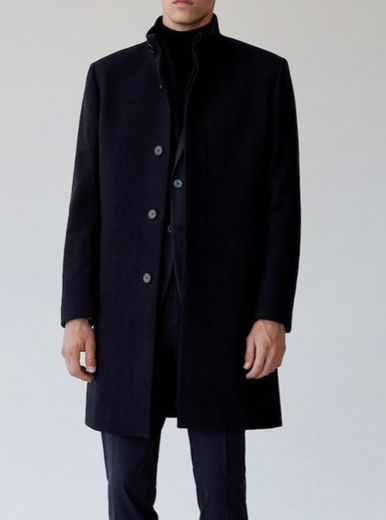 Abrigo largo lana tailored - Hombre | Mango Man España