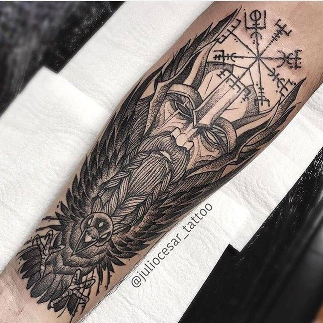 Fashion Tatuagem Odin