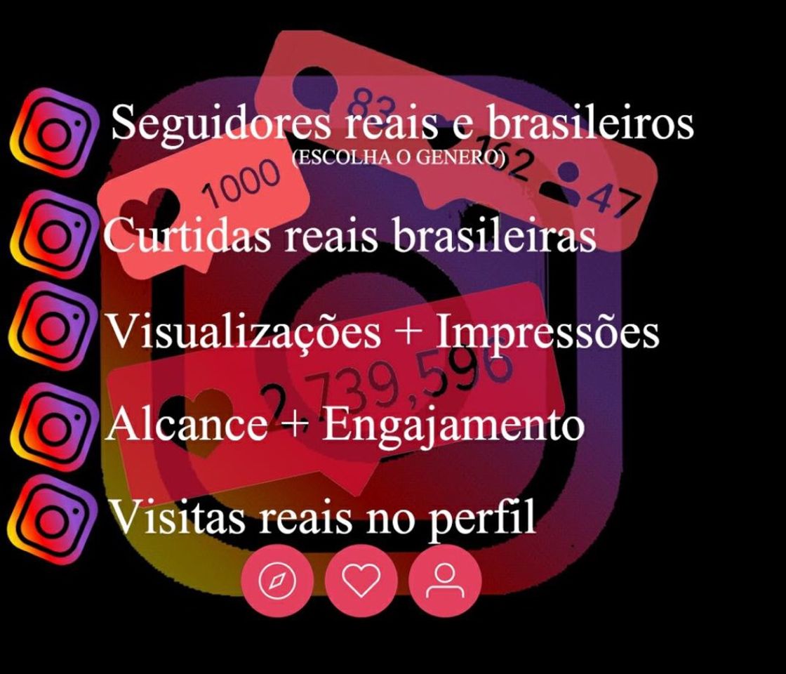 Social Seguidores reais no Instagram 