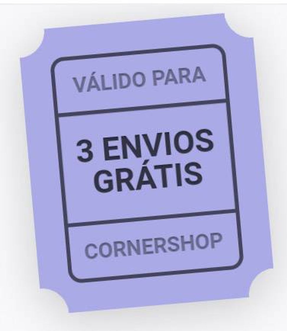 Fashion Pegue agora CUPOM CORNERSHOP GANHE 3 ENTREGAS GRÁTIS