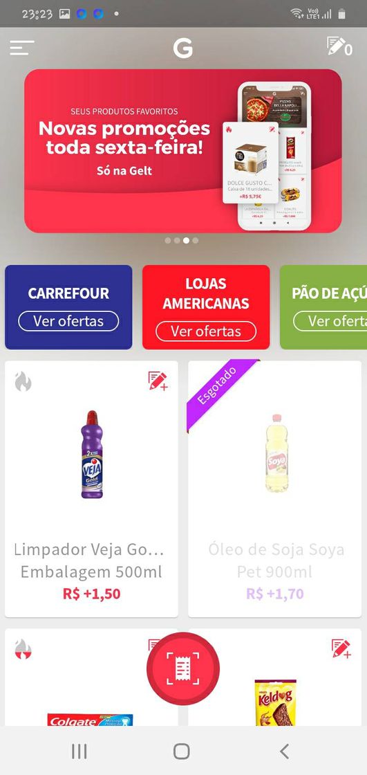 Fashion App vc colocar cupom fiscal de suas compras e ainda ganha