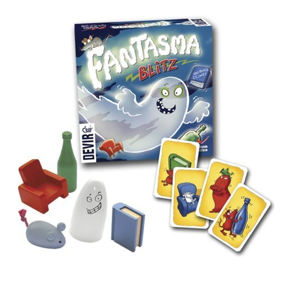 Social Devir- Fantasma Blitz Juego de Mesa, Multicolor, única