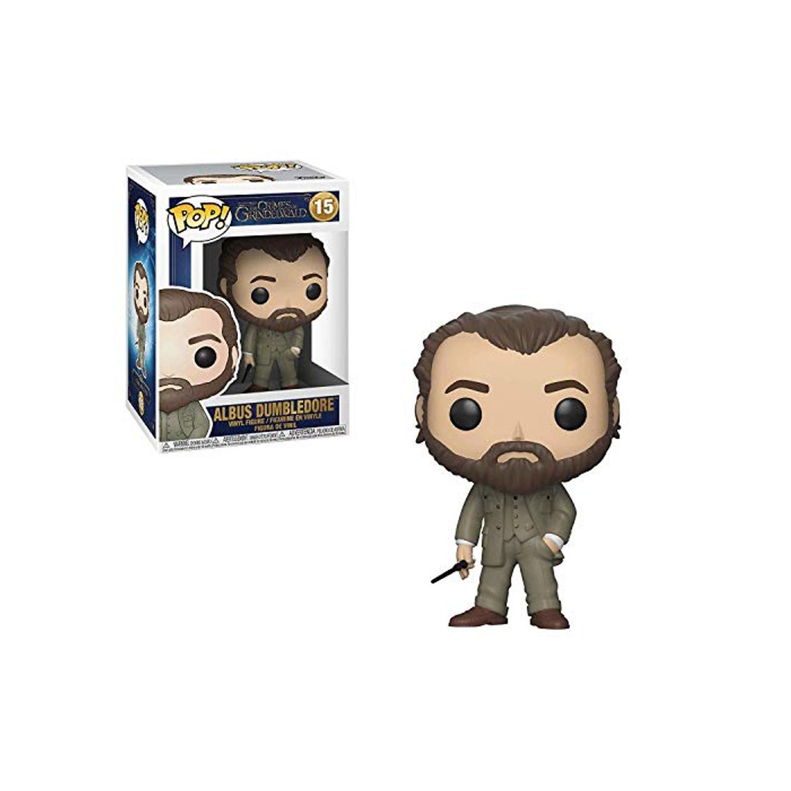 Juego Funko Albus Dumbledore Figurina de Vinillo, Colección Animales Fantásticos 2 POP Movies,