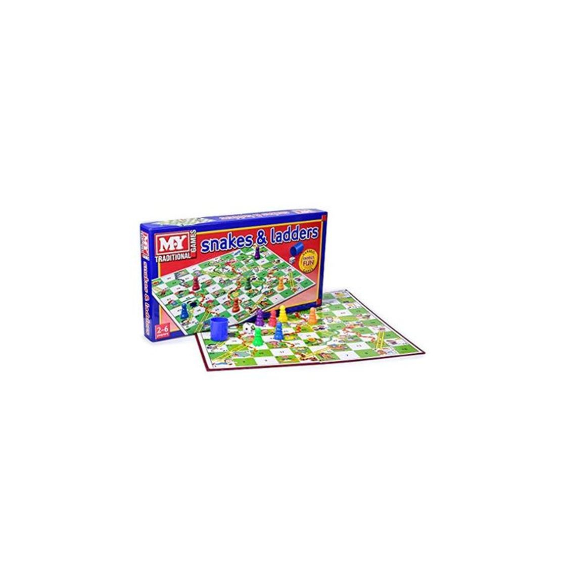 Product KT Serpientes y Escaleras Juego de Mesa Tradicional Juego de los niños