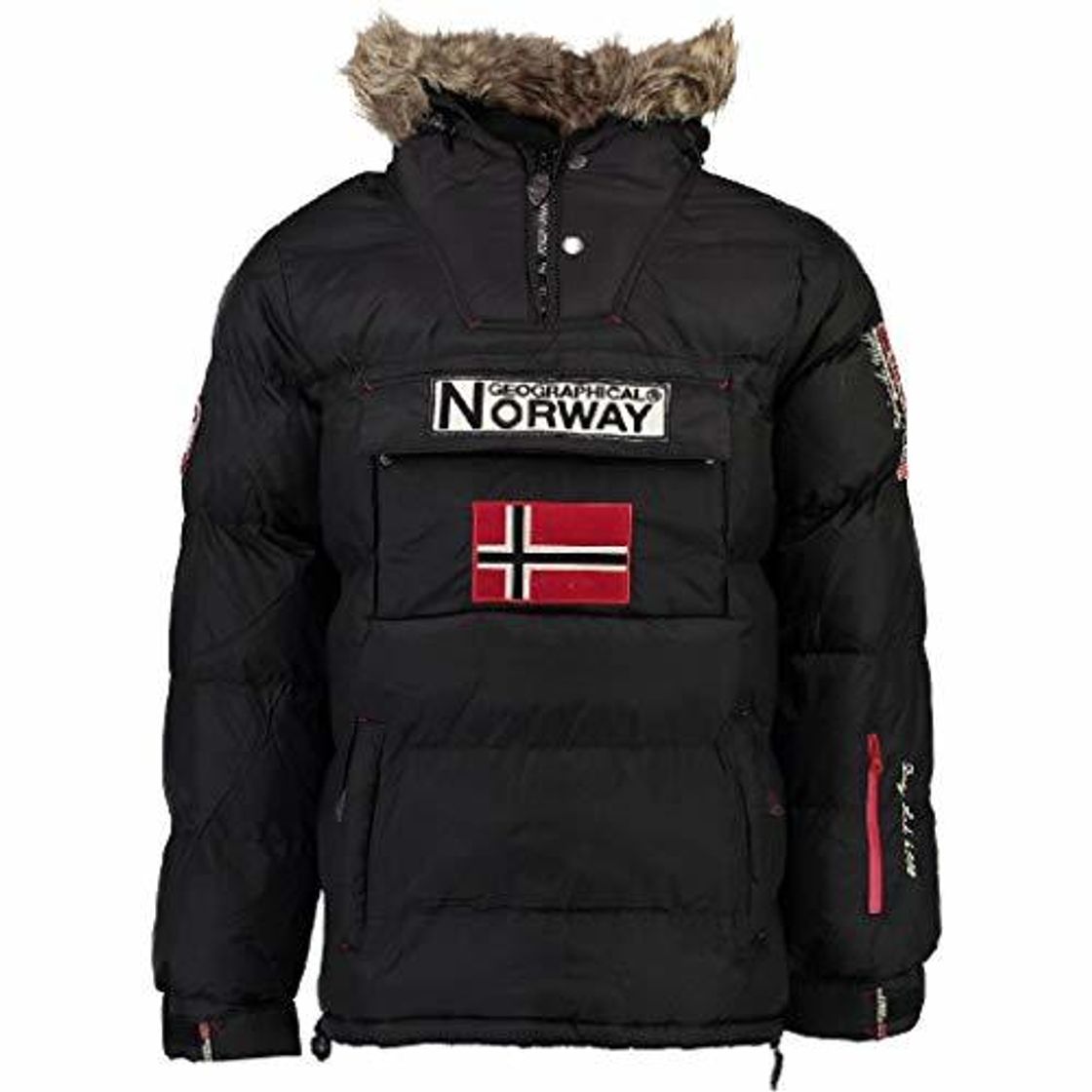 Moda Geographical Norway Parka Hombre BOKER Negro S