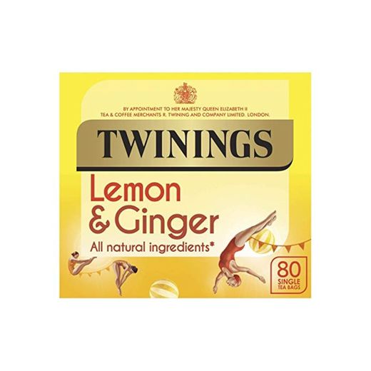 Twinings Lemon & Ginger Tea 80 Bag 