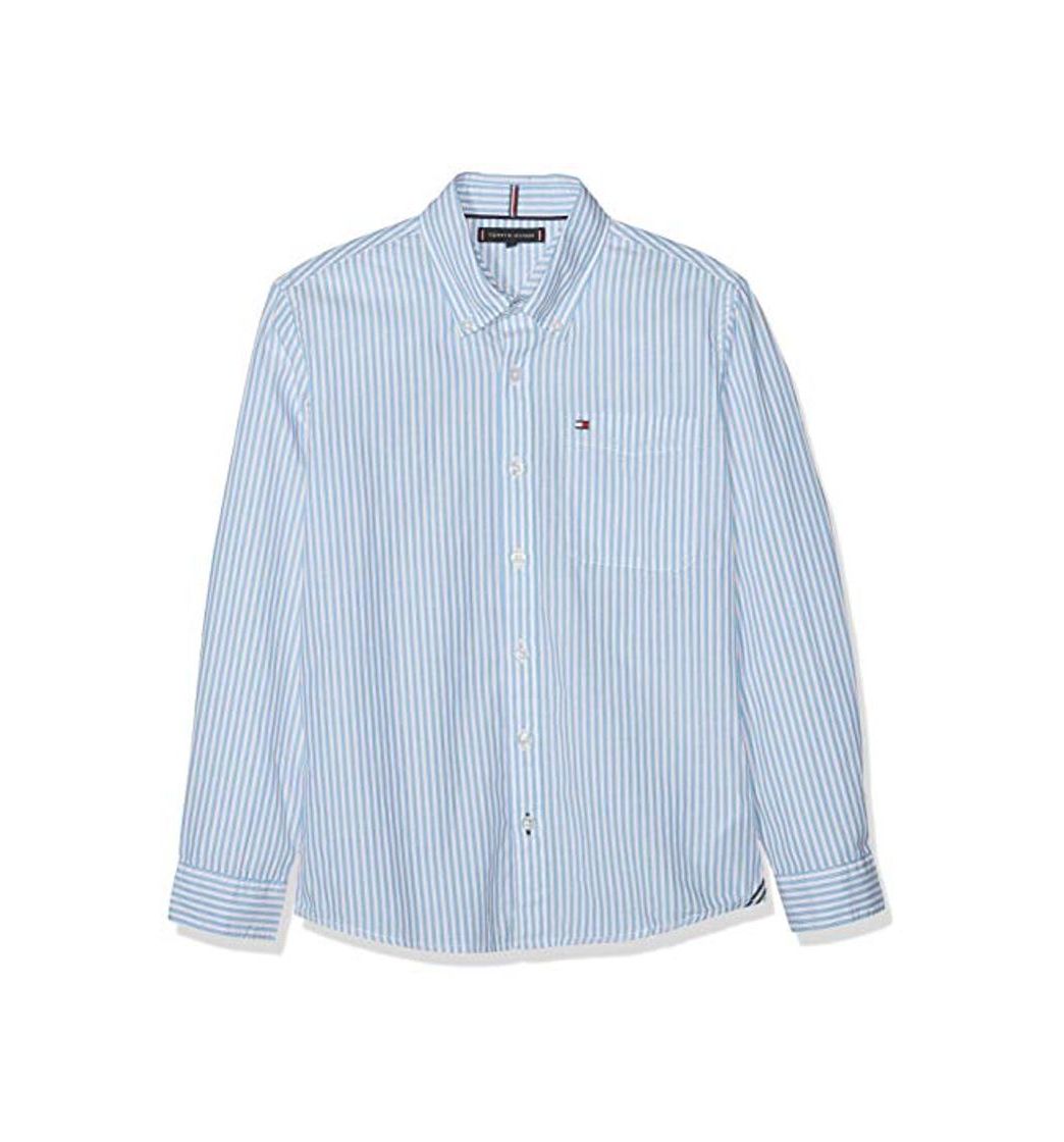 Products Tommy Hilfiger Essential Stripe Shirt L/s Camisa, Azul