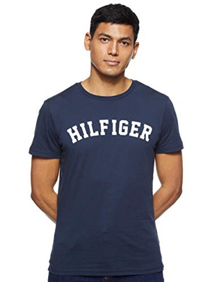 Social Tommy Hilfiger UM0UM00054, Camiseta Para Hombre, Azul