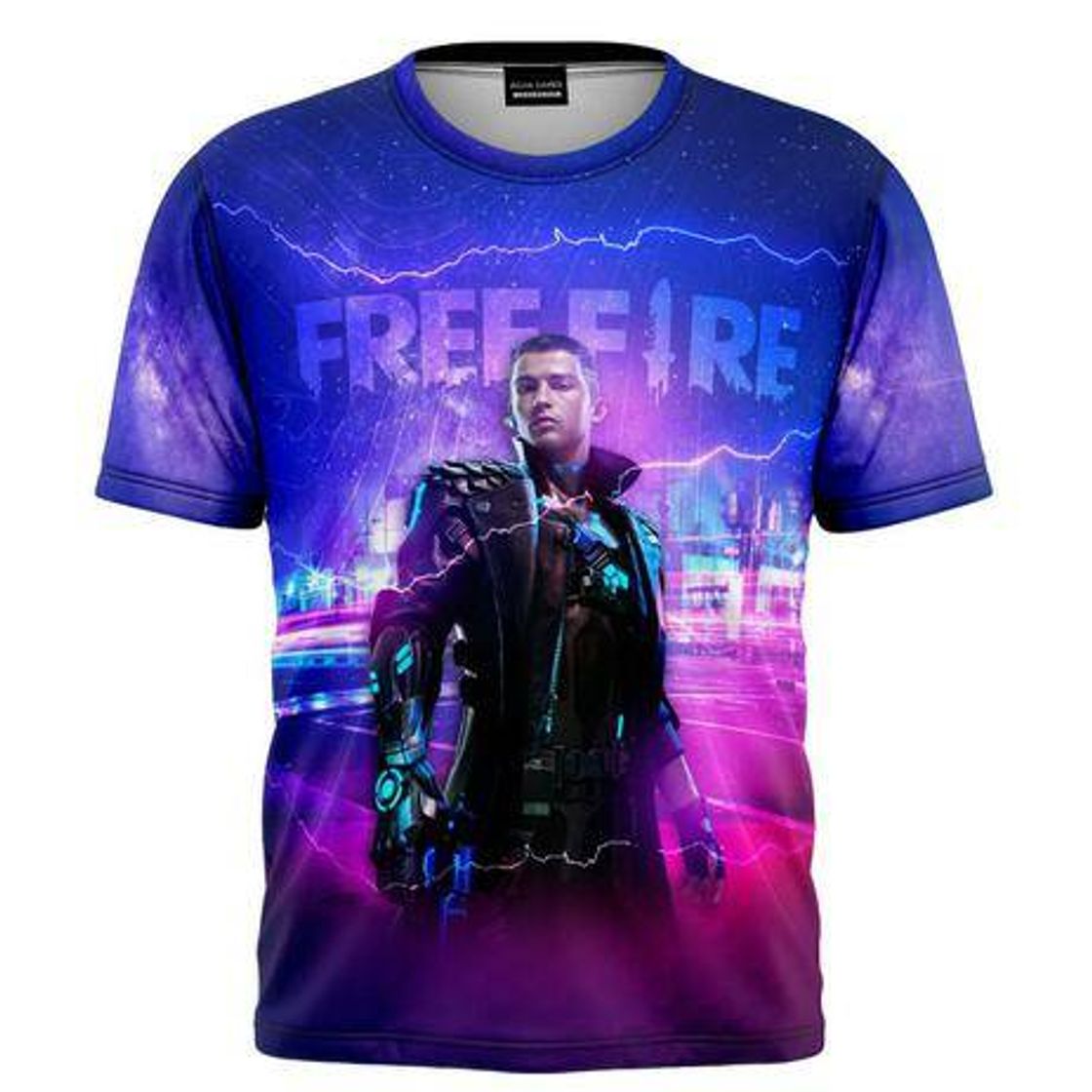 Fashion Blusa Free Fire Cristiano Ronaldo CR7 Infantil E Adulto 