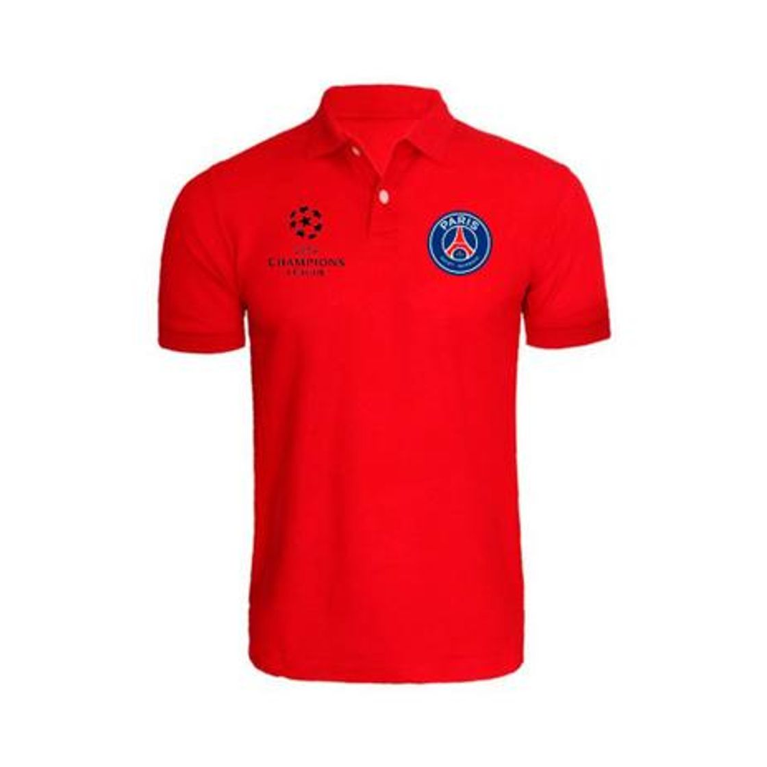 Fashion Camiseta Paris Saint Germain Gola Polo Camisa Masculina Torc