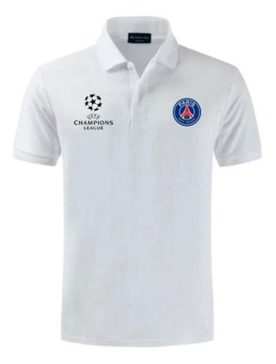 Camiseta Paris Saint Germain Gola Polo Camisa Masculina Torc