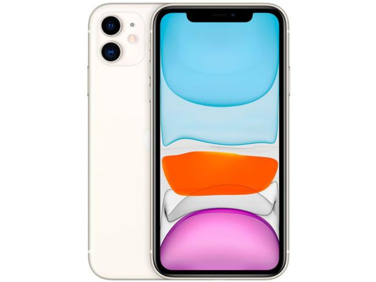 Moda iPhone 11 Apple 64GB Branco 6,1” 12MP iOS

