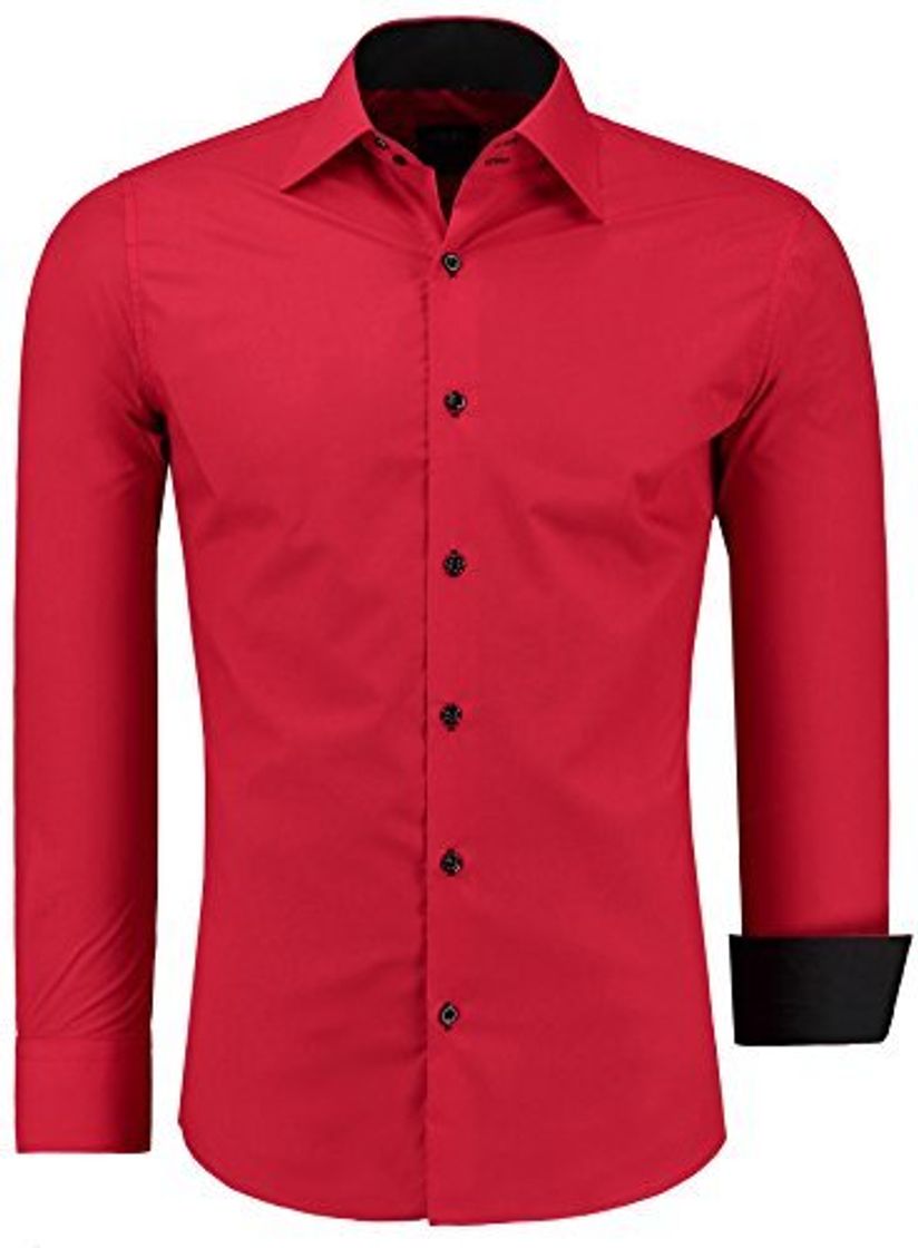 Place Camisa para hombre de manga larga Jeel para negocios