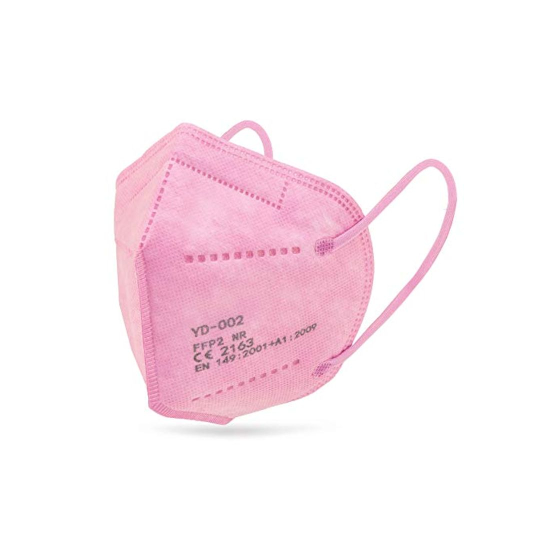 Social Mascarilla FFP2 rosa 25 unidades Protectora, Transpirables,Protección EPI Certificación CE