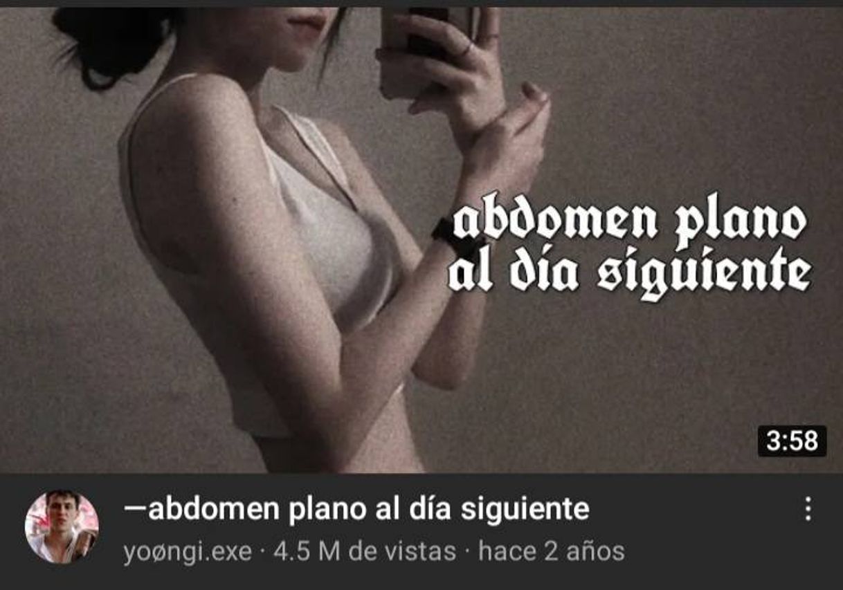 Canción abdomen plano