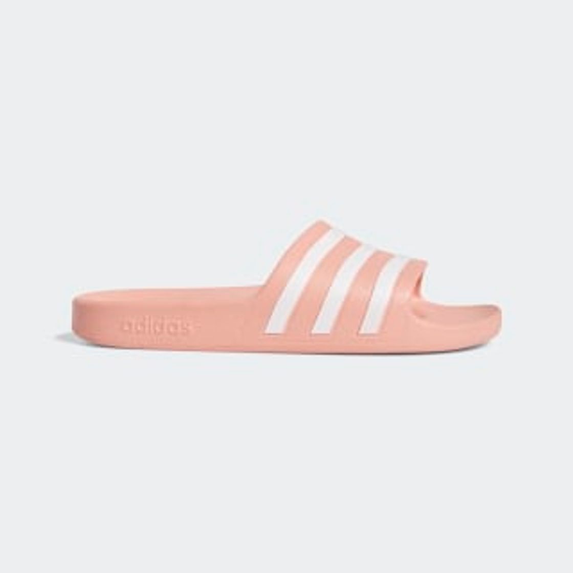 Moda Chanclas Adilette Aqua blancas y melocotón para mujer | adidas ...