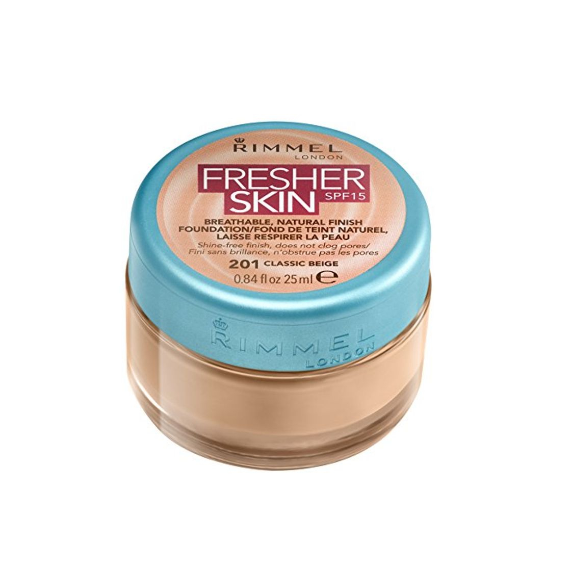 Belleza Rimmel London Fresher Skin Base de Maquillaje Tono 201-104 gr