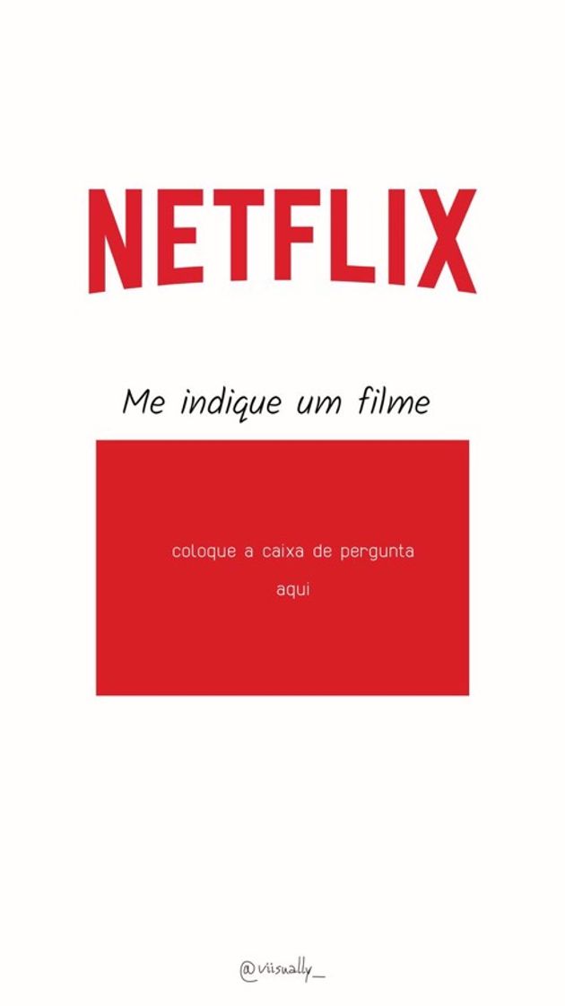 Moda Me indique um filme/série Netflix